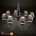 Люстра Ideal Lux Blanche SP8 Nero 111896 - Фото 0