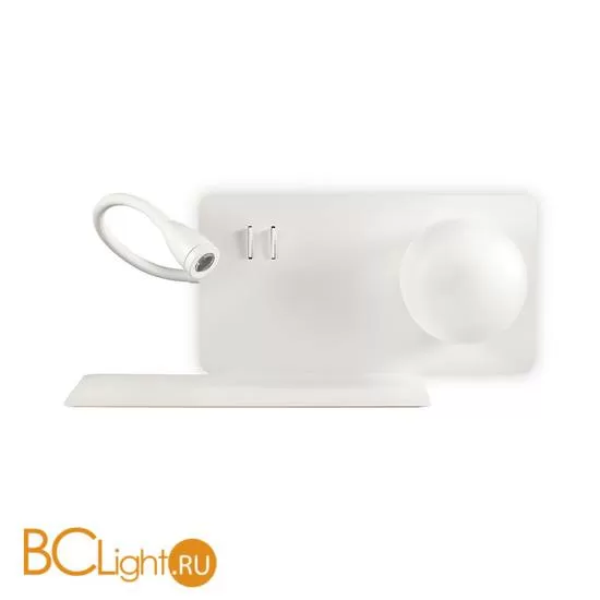 Настенный светильник Ideal Lux Book-1 AP1 Bianco 174792