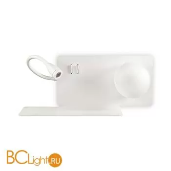 Настенный светильник Ideal Lux Book-1 AP1 Bianco 174792