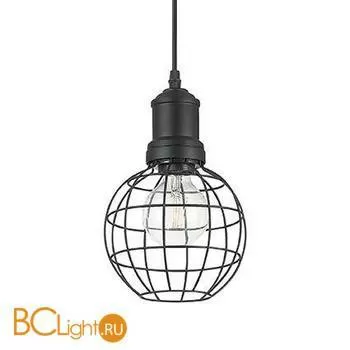Подвесной светильник Ideal Lux Cage Sp1 Round Nero 129235