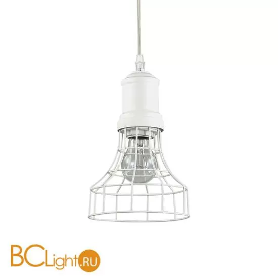 Подвесной светильник Ideal Lux Cage SP1 Plate BIANCO 122632