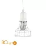 Подвесной светильник Ideal Lux Cage SP1 Plate BIANCO 122632