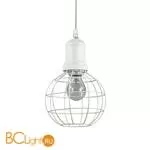 Подвесной светильник Ideal Lux Cage SP1 Round BIANCO 114927