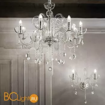 Люстра Ideal Lux Canaletto SP8 Trasparente 027630 - Фото 0