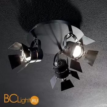 Спот (точечный светильник) Ideal Lux Ciak AP3 NERO 095691