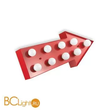 Настенный светильник Ideal Lux CIRCUS-1 AP9 ROSSO