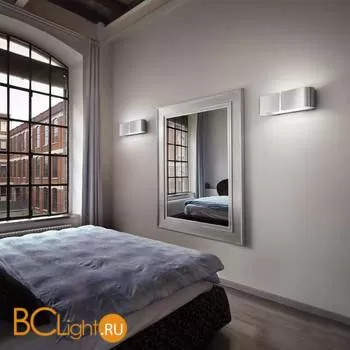 Настенный светильник Ideal Lux CLIP AP2 SMALL CROMO 031361 - Фото 0