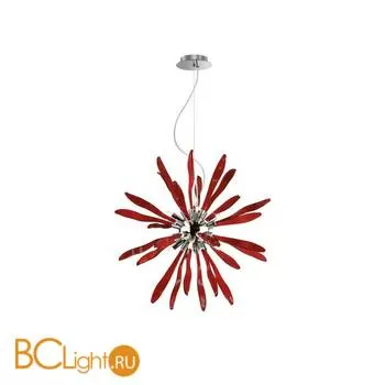 Подвесной светильник Ideal Lux Corallo SP8 Rosso 086583 - Фото 0