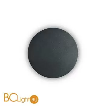 Настенный светильник Ideal Lux COVER AP1 ROUND SMALL NERO