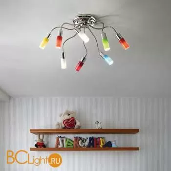 Потолочная люстра Ideal Lux ECOFLEX PL8 COLOR 044545