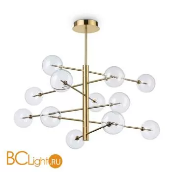 Потолочная люстра Ideal Lux EQUINOXE SP12 OTTONE ANTICO