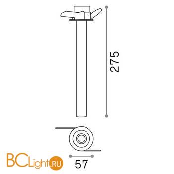 Встраиваемый светильник Ideal Lux EYE WH 186986 - Схема