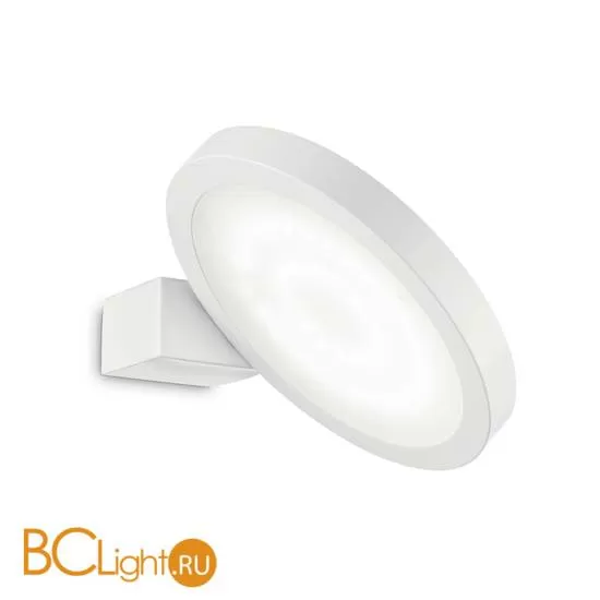 Настенный светильник Ideal Lux Flap AP1 Round Bianco 155395