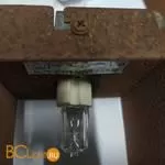 Настенный светильник Ideal Lux FLASH AP1 CORTEN 169118 - Фото 0