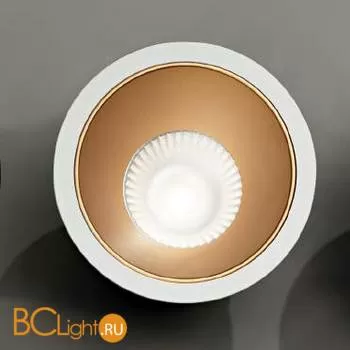 Встраиваемый спот (точечный светильник) Ideal Lux Game ROUND WHITE GOLD 192307