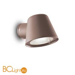 Уличный настенный светильник Ideal Lux GAS AP1 COFFEE 213095 Уличный настенный светильник Ideal Lux GAS AP1 COFFEE 213095