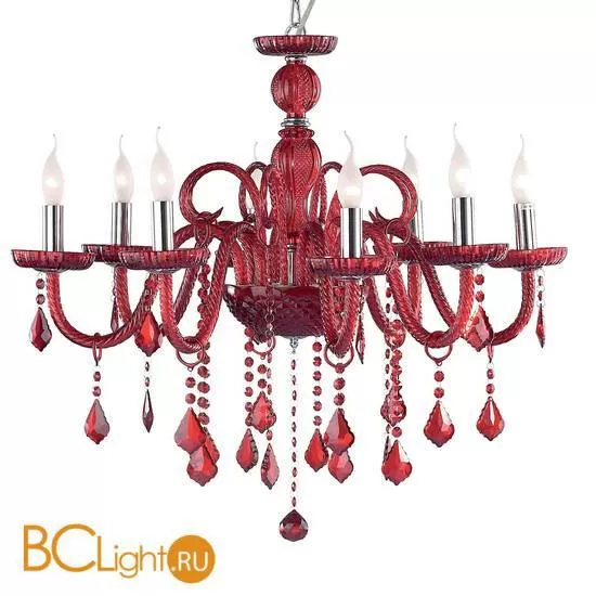Люстра Ideal Lux GIUDECCA SP8 ROSSO 027425
