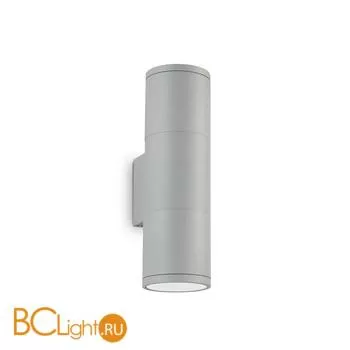 Уличный настенный светильник Ideal Lux GUN AP2 SMALL GRIGIO