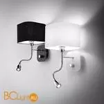 Бра Ideal Lux Holiday AP2 Nero 124179 - Фото 0