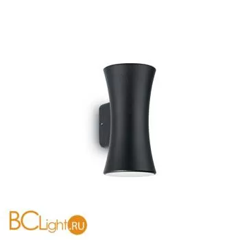 Уличный настенный светильник Ideal Lux Lab AP2 NERO 161617