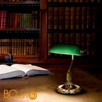 Настольная лампа Ideal Lux LAWYER TL1 OTTONE 013657 - Фото 0