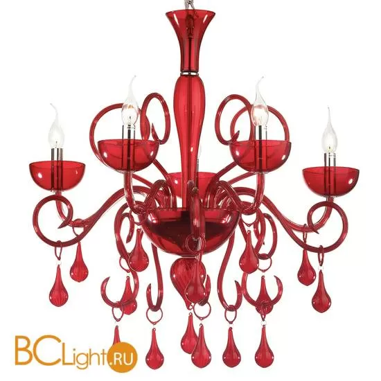 Люстра Ideal Lux LILLY SP5 Rosso 073453