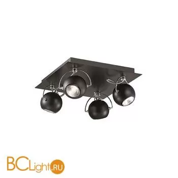 Спот (точечный светильник) Ideal Lux Lunare PL4 Nero 002545