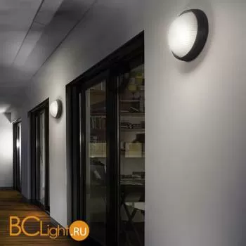 Уличный настенный светильник Ideal Lux Mike-50 AP1 Big Nero 61801 - Фото 0