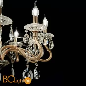 Люстра Ideal Lux NEGRESCO SP8 TRASPARENTE 141053 - Фото 0