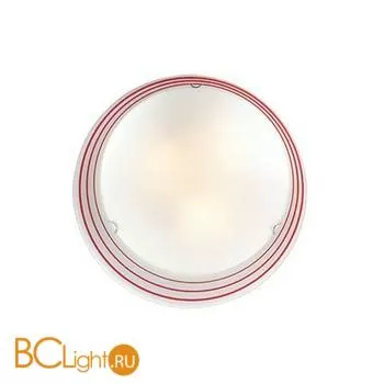 Настенно-потолочный светильник Ideal Lux NIK PL3 BIANCO E ROSSO