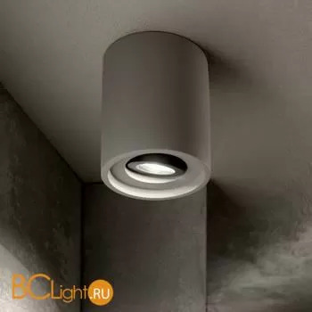 Спот потолочный накладной Ideal Lux Oak OAK PL1 ROUND CEMENTO 150437 - Фото 0