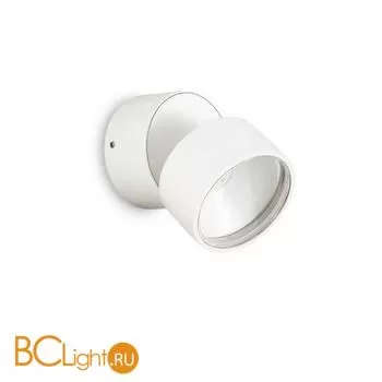 Уличный настенный светильник Ideal Lux OMEGA AP ROUND BIANCO 3000K 285474