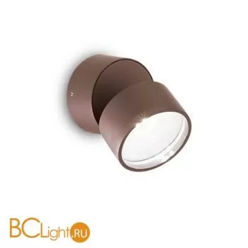 Уличный настенный светильник Ideal Lux OMEGA AP ROUND COFFEE 4000K 285498