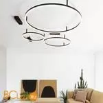 Потолочный светильник Ideal Lux ORACLE SLIM PL D090 ROUND BK 3000K 266022 - Фото 0