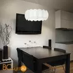 Подвесной светильник Ideal Lux Ovalino SP8 Bianco 090481 - Фото 0