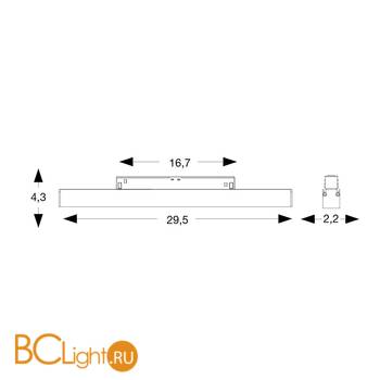 Трековый светильник Ideal Lux Oxy Accent 15W 2700K 1200Lm 224091 - Схема
