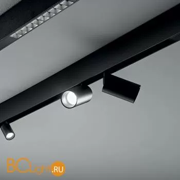 Трековый светильник Ideal Lux Oxy Track Double 5W Black 3000K 380Lm 224114 - Фото 0