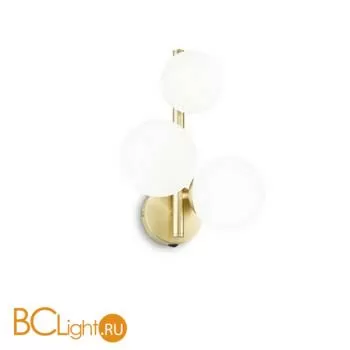 Бра Ideal Lux PERLAGE AP3 OTTONE SATINATO 283784