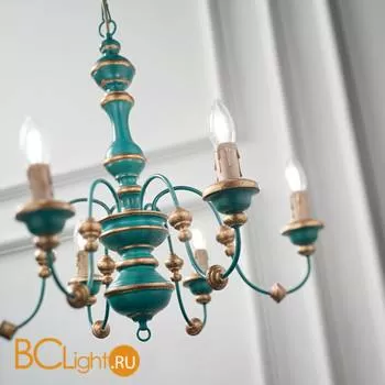Люстра Ideal Lux Pisa Sp6 Blu 093550 - Фото 0