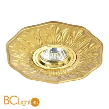 Встраиваемый спот (точечный светильник) Ideal Lux Polka Ottone 115610