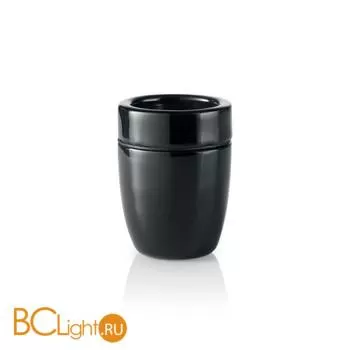 Держатель Ideal Lux Portalampada Ceramica Nero 155234