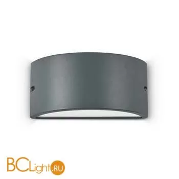 Уличный настенный светильник Ideal Lux Rex-2 AP1 Antracite 092423
