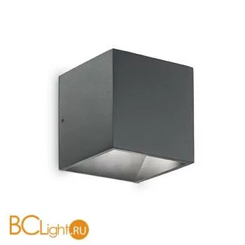 Уличный настенный светильник Ideal Lux Rubik Ap1 Antracite 149738