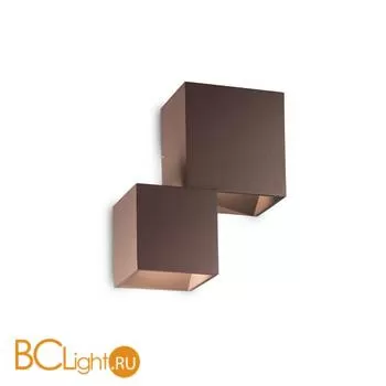 Уличный настенный светильник Ideal Lux RUBIK AP2 COFFEE