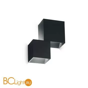 Уличный настенный светильник Ideal Lux RUBIK AP2 NERO