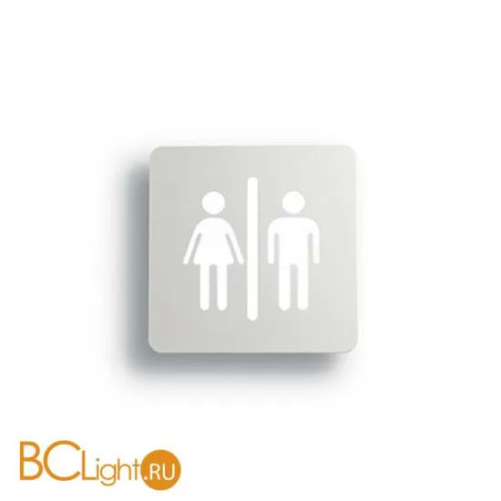 Настенный светильник Ideal Lux Sign Ap80 Toilet 122571