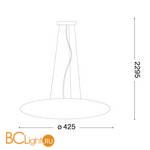 Подвесной светильник Ideal Lux SMARTIES SP3 D40 032016 - Схема