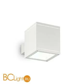 Уличный настенный светильник Ideal Lux Snif Ap1 Square Bianco 144276