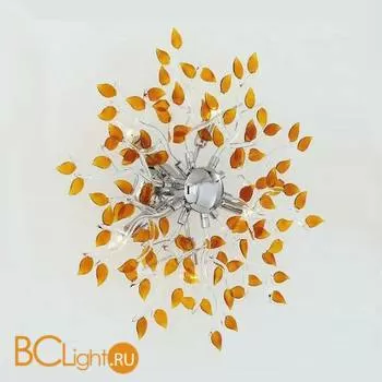 Потолочный светильник Ideal Lux SPRING PL5 CROMO E AMBRA 031033