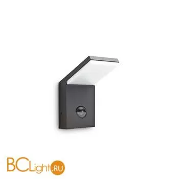 Уличный настенный светильник Ideal Lux STYLE AP1 SENSOR ANTRACITE